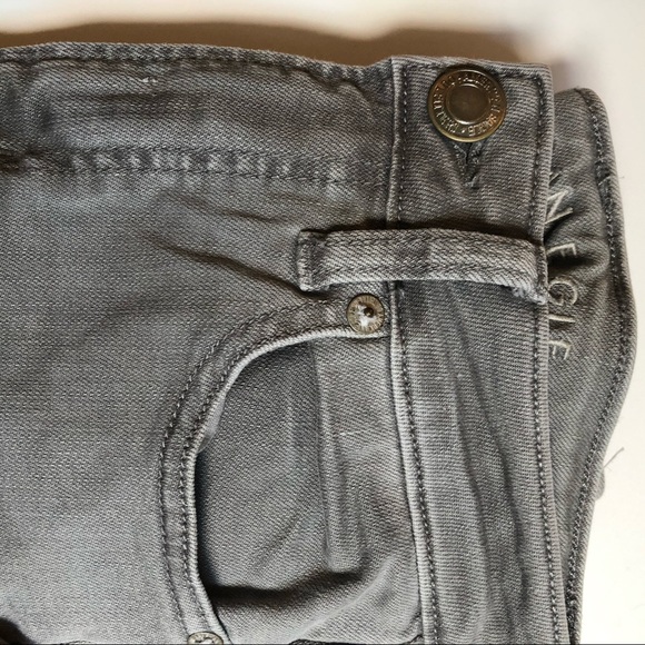 AE | Stuper Stretch Hi-rise Grey Jegging - Picture 7 of 13